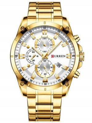 Zegarek Męski Curren 8360 (zc020b) - Chronograf