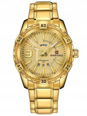 Zegarek Męski Naviforce - Nf9117 (zn059d) - Gold