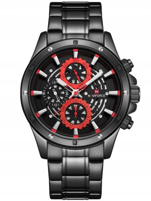Zegarek Męski Naviforce - Nf9149 (zn090b) Black /