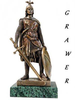Sir William Wallace figurka na marmurze Veronese piękny prezent