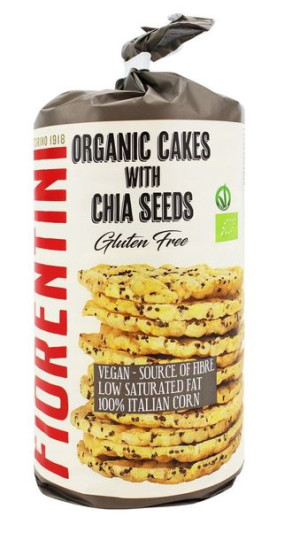 Wafle kukurydziane z chia bezglutenowe BIO 120 g Fiorentini