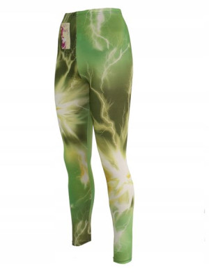 legginsy sport fitnes super wzór M/L 672/03