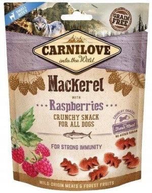 Carnilove Fresh Crunchy Mackerel+Raspberries 200g