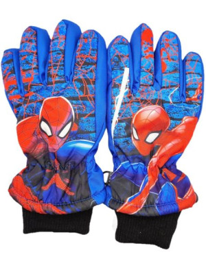 Ciepłe rękawiczki zimowe narciarskie Spiderman - 7-8