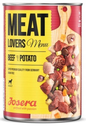 JOSERA Meatlovers Menu Wołowina z ziemniakami 800g