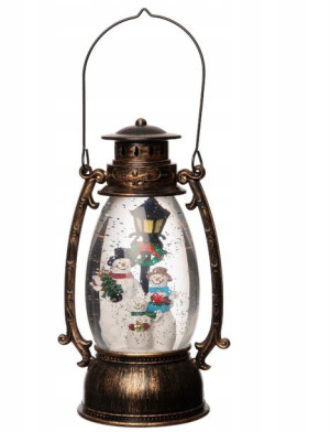Lampion Livarno Home 24 cm bałwanki