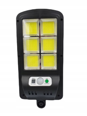 Lampa Solarna Uliczna Solar 120 Led Cob Czujniki