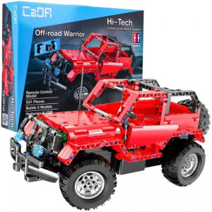 Klocki R/C Autko Terenowe Czerwone EE