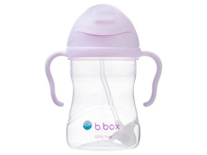B.BOX Bidon z obciążoną słomką 240ml Gelato Boysenberry