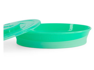 Twistshake Talerz z pokrywką Pastel Green