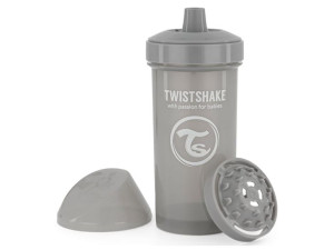 Twistshake Kubek Niekapek Kid Cup 360 ml Pastel Grey