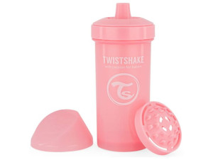 Twistshake Kubek Niekapek Kid Cup 360 ml Pastel Pink