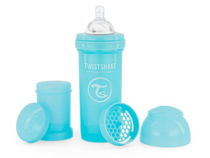 Twistshake Butelka Antykolkowa 260 ml Pastel Blue