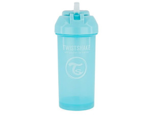 Twistshake Bidon ze słomką 360 ml Pastel Blue