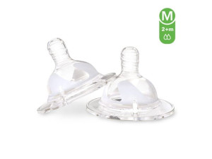 Twistshake Smoczek do Butelki Antykolkowej rozmiar M 2m+ (2 sztuki)