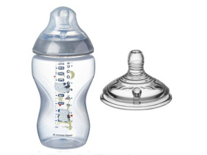 Tommee Tippee Butelka do karmienia 340 ml Dekorowana + dodatkowy smoczek do
