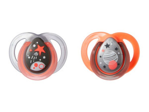 Tommee Tippee smoczek uspokajający Night Time 0-6 miesięcy+ (2 szt.)