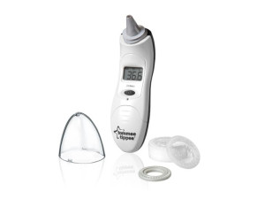 Tommee Tippee Termometr Cyfrowy do ucha oraz 40 kapturków zapasowych