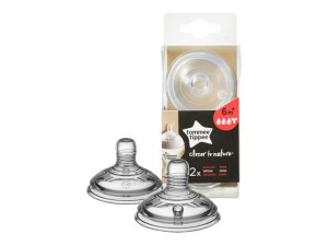 Tommee Tippee Smoczek do butelki gęsty pokarm / kaszka 6m+ (Y) 2 szt.