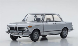 Kyosho BMW 2002Tii, 1972, srebrny