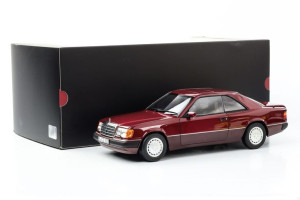 Norev Mercedes Benz 300CE 24V Coupe, W124, 1988, czerwony