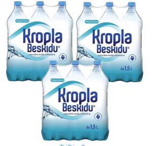 Kropla Beskidu Woda Mineralna Niegazowana 18x 1,5l