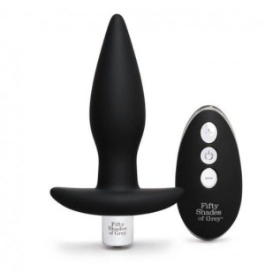 Wibrujący korek analny sterowany pilotem Fifty Shades of Grey Relentless Vi