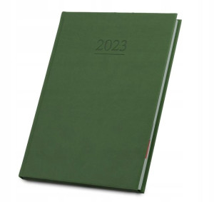 Kalendarz Książkowy 2023 A4 Dzienny Zielony