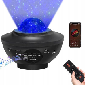 Projektor Gwiazd Lampka Nocna Led Rgb + Pilot