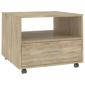 Stolik kawowy, dąb sonoma, 102x55x42, materiał drewnopochodny