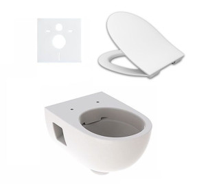 Miska Wc Koło Nova Pro Prem+deska Clage Samar Slim