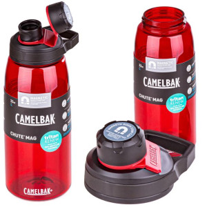 Butelka na wodę 1L Camelbak Chute Mag 1000 Cardinal Czerwony Bidon sportowy