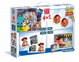 ZESTAW GIER Edukacyjnych 4W1 TOY STORY 4