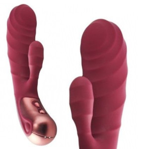 Wibrator 2 silniki Falowany Dildo Dinky Jimmy K