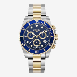 Roamer Deep Sea 100 851837474520 Męski Zegarek Chronograph