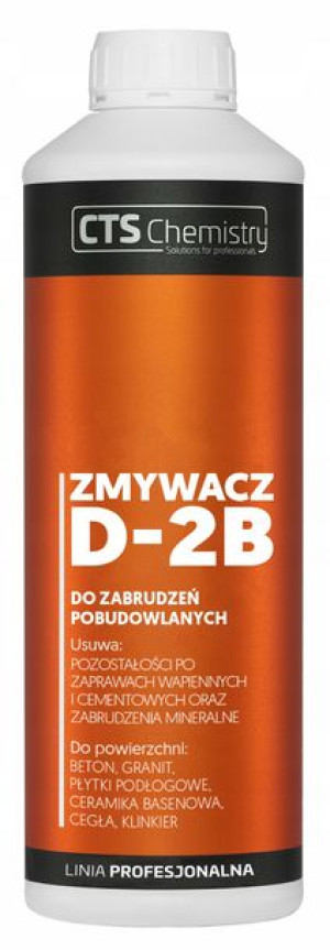 Zmywacz do zabrudzeń pobudowlanych D-2B CTS