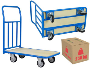 Wózek Magazynowy Transportowy 250 Kg Mocny Spawany