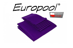 Kupon sukna na stół bilardowy- Europool 45- Purple 9ft z płytą j.