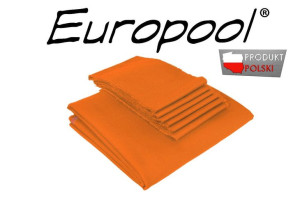 Kupon sukna na stół bilardowy- Europool 45- Orange 9ft z płytą j.