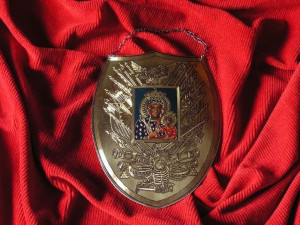 Niepowtarzalny Złoty Ryngraf Do Szabel (r6)