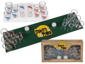 SHOTS PONG - Gra Imprezowa z 12 Kieliszkami PREZENT