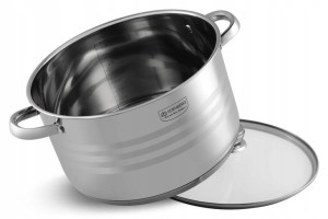 Garnek Gastronomiczny 10l Głęboki Stal Nierdzewna