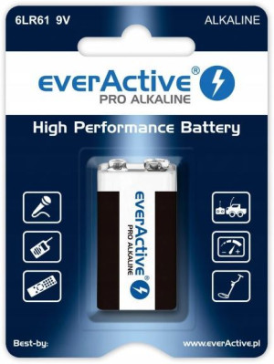 Bateria EVER ACTIVE 9V 6LR61 alkaliczna