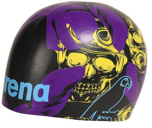 Czepek pływacki unisex Arena Poolish Moulded Crazy Driving Skull