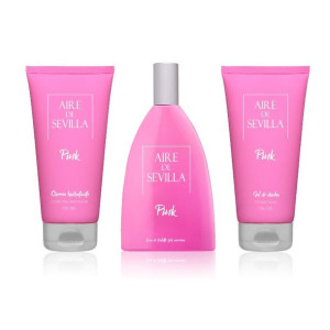 Aire de Sevilla Pink Woda Toaletowa Spray 150ml Set 3 Pieces