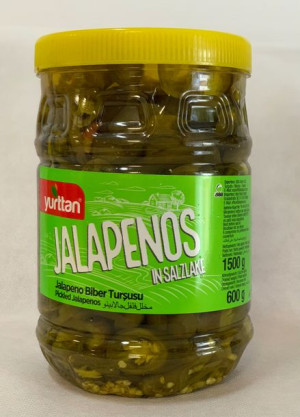 Marynowane papryczki jalapeno 1500g YURTTAN