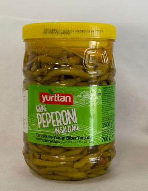 Ostra zielona papryka 1500g YURTTAN
