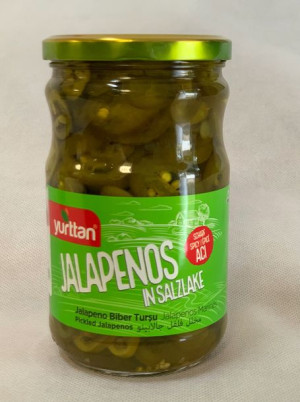 Marynowane papryczki jalapeno 580g YURTTAN