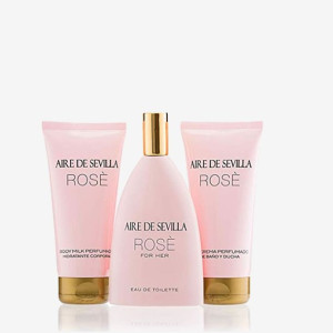 Aire De Sevilla Rose Woda Toaletowa Spray 150ml Zestaw 3 szt.