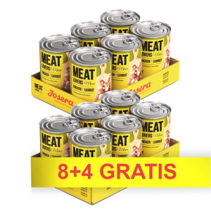JOSERA Meatlovers Menu Kurczak z marchewką 12x400g